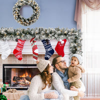 270CM Flocked Christmas Rattan & 61CM Christmas Wreath for Decoration
