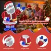 Lighted Santa Claus Christmas with 6 Lighting Modes for Decoration