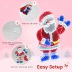 Lighted Santa Claus Christmas with 6 Lighting Modes for Decoration