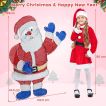 Lighted Santa Claus Christmas with 6 Lighting Modes for Decoration