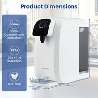Countertop Reverse Osmosis Water Filter with UV Light