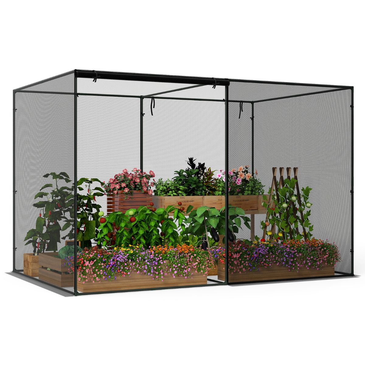 Crop Cages for Garden Plant with 6 Ground Nails