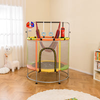 55" Kids Trampoline, Toddler Trampoline with Hammock