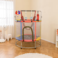 55" Kids Trampoline, Toddler Trampoline with Hammock