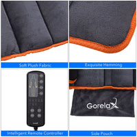 10 Motors Full Body Massager Plush Mat for Soothing Body