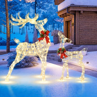 Pre-Lit LED Light up Reindeer with Exquisite Design for Decoration