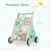 Baby Push Walker with Activity Center & 3 Different Blocks