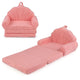 2-in-1 Kids Flip Out Sofa with Soft Fabric Cover for Playroom
