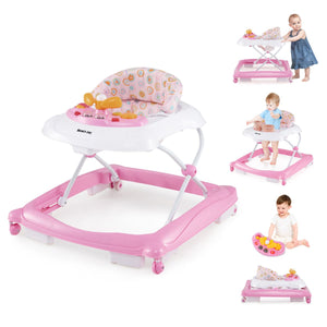 Foldable Baby Walker Toddler Activity Center Push Walker
