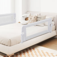 Foldable Bed Rail for Toddlers with Detachable Oxford Fabric Cover