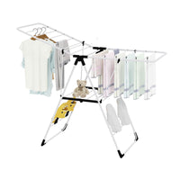 Foldable Drying Rack Space-Saving Laundry Clothes Storage w/ Stainless Steel