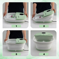 Folding Foot Bath Massage with Heat and Remote Control