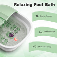 Folding Foot Bath Massage with Heat and Remote Control