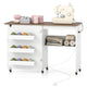 Giantex Folding Sewing Table w/Storage
