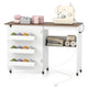 Giantex Folding Sewing Table w/Storage
