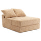 Folding Sofa Bed Convertible Sleeper Chair with Dual Pillows