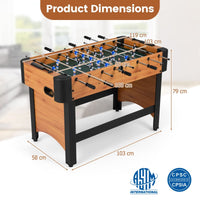 Foosball Table with 22 Players and 2 Balls for Kids and Adults