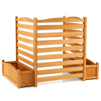 Air Conditioner Fence with Planter Box and No-Dig Kit