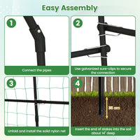 Garden Arch Trellis for Climbing Plants Outdoor 230cm Tall Plant Support Archway