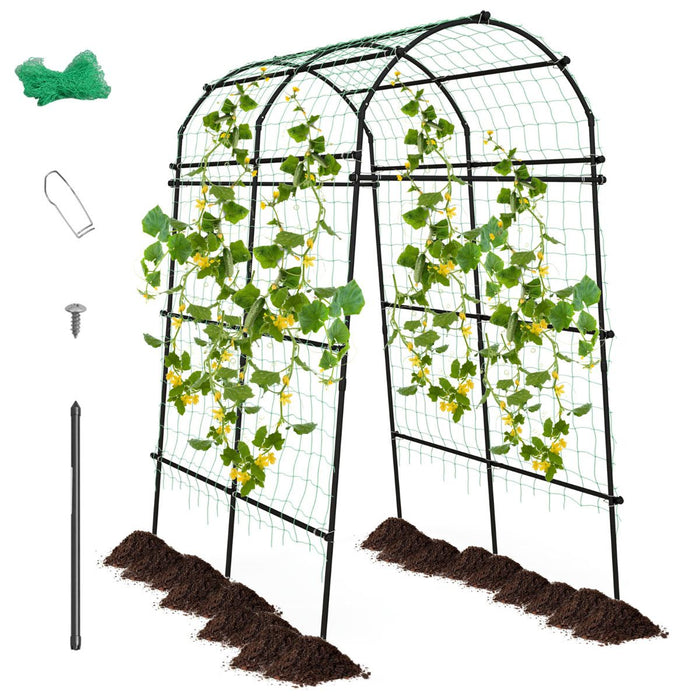 Garden Arch Trellis for Climbing Plants Outdoor 230cm Tall Plant Support Archway