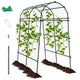 Garden Arch Trellis for Climbing Plants Outdoor 230cm Tall Plant Support Archway