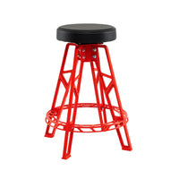 Heavy-Duty Aluminum Garage Bar Chair with 360° Swiveling Seat