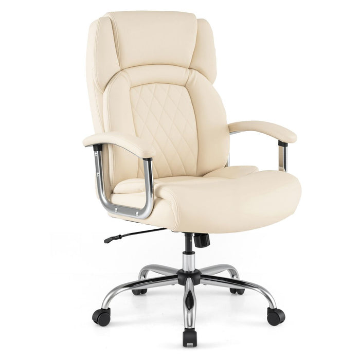 Height Adjustable Office Chair with Upgraded Padded Armrest