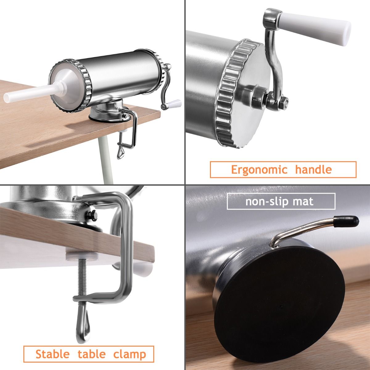 3L Horizontal Sausage Filling Machine with 3 Filling Nozzles