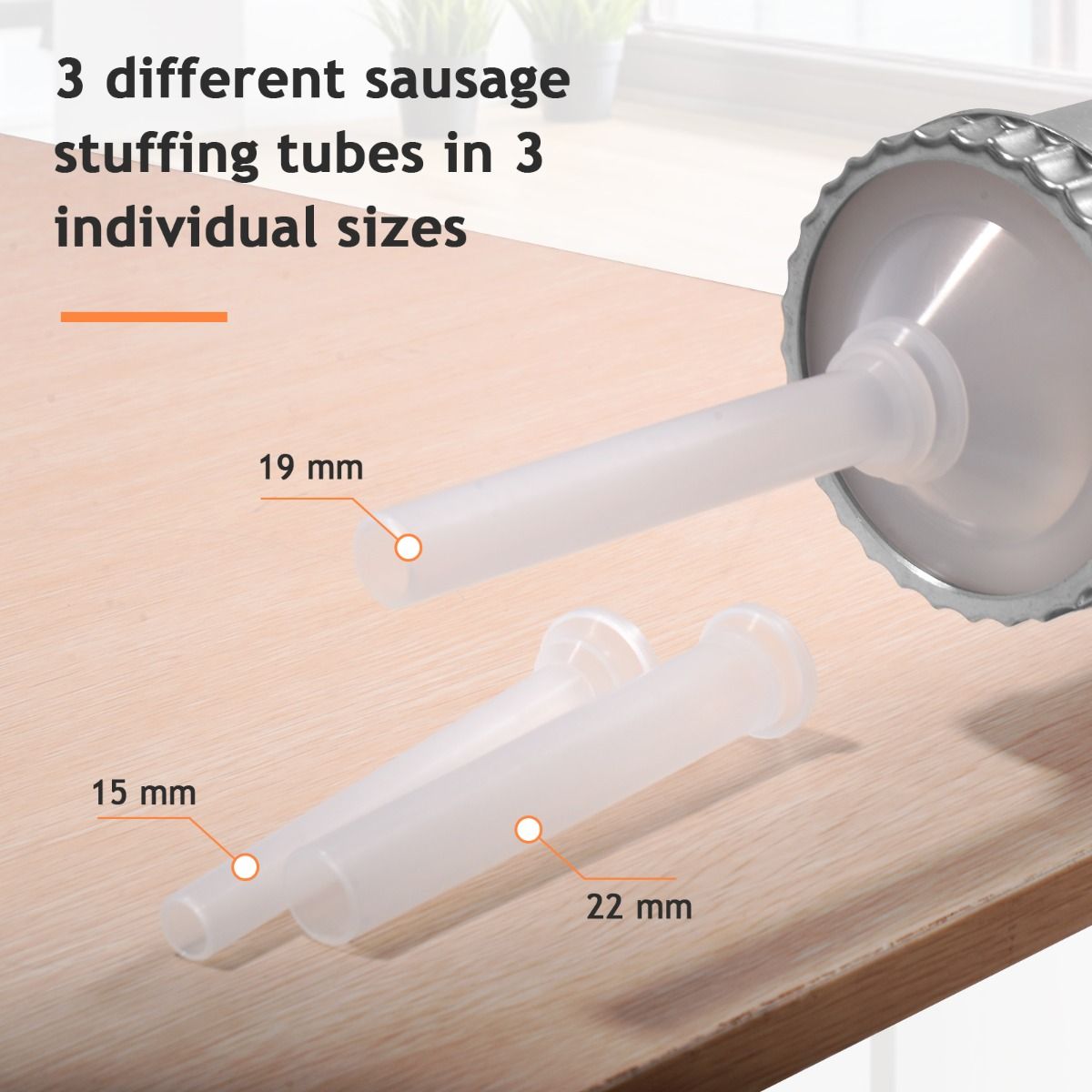 3L Horizontal Sausage Filling Machine with 3 Filling Nozzles