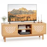 TV Stand for 55-Inch TVs Modern Entertainment Center TV Console Media Cabinet