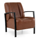 Giantex PU Leather Upholstered Armchair with Padded Seat & Back