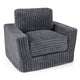 Furry Boneless Couch with Removable Cover and Pillow