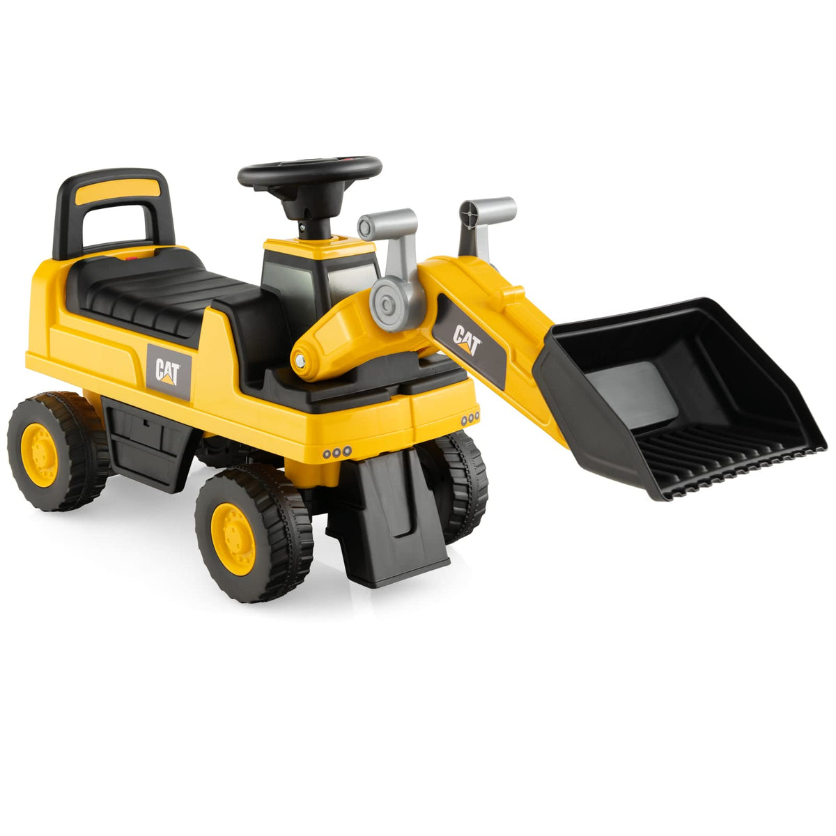 Kids Ride-on Excavator Construction Bulldozer Truck with Adjustable Bucket