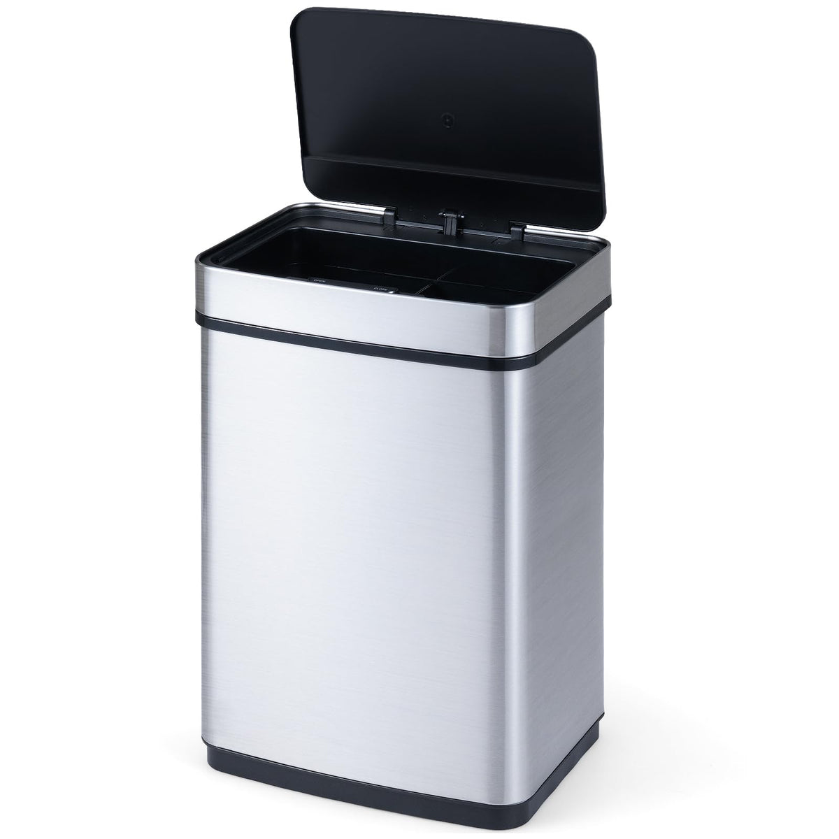 60L Automatic Touchless Waste Bin with Dual Compartments