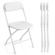 Giantex 4 Pack Folding Chairs, Portable & Foldable PP Chairs