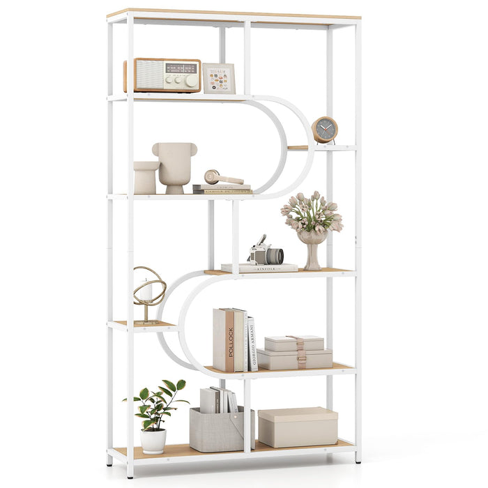 Giantex 5-Tier Bookshelf Etagere Bookcase