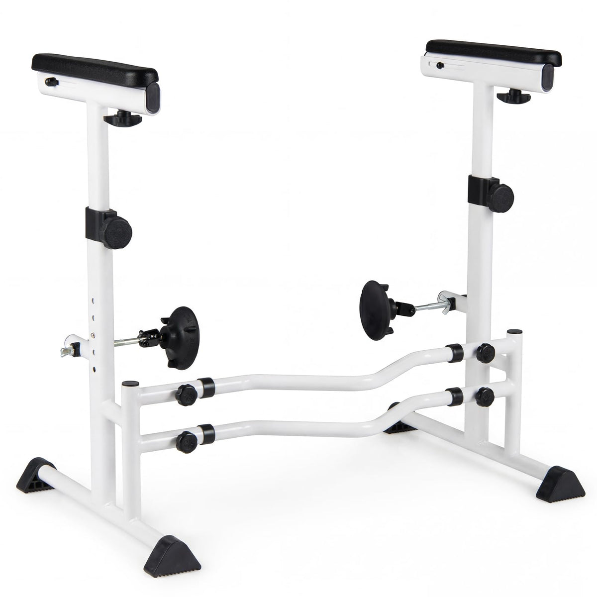 Toilet Safety Rails, Height & Width Adjustable Toilet Safety Frame w/Handrails
