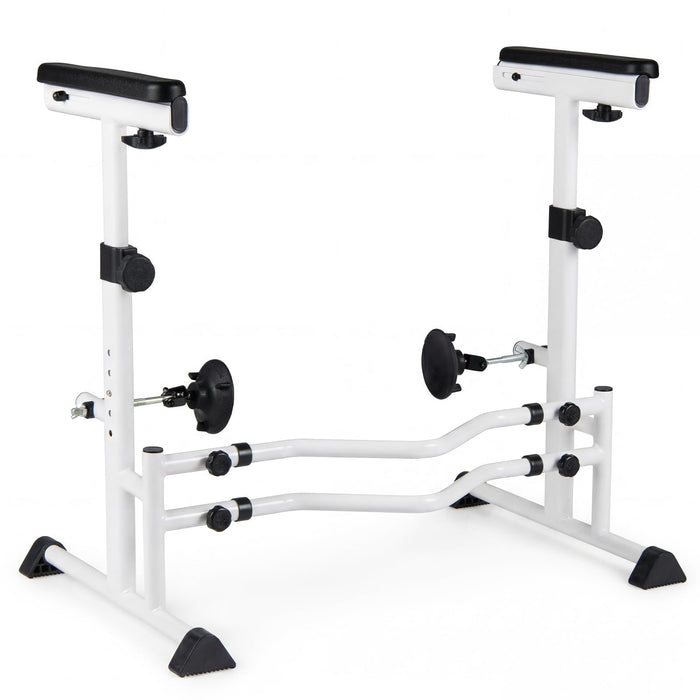 Toilet Safety Rails, Height & Width Adjustable Toilet Safety Frame w/Handrails