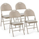 2/6 Pieces Foldable Chairs, Portable Folding Chairs