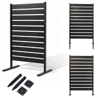 Decorative Privacy Screen 93x155cm No Dig Fence for Pool or Lawn