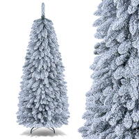 180/210cm Pop up Christmas Tree with Snowy Branch Tips