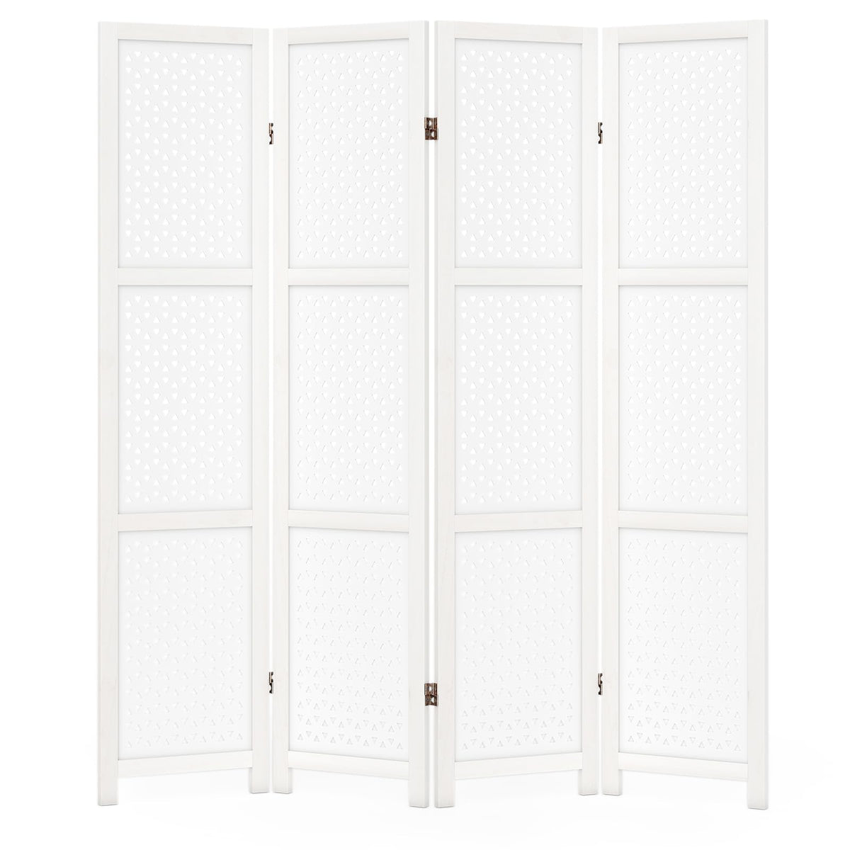 Giantex 4/6-Panel Folding Room Divider, 170CM Tall Carved Privacy Screen