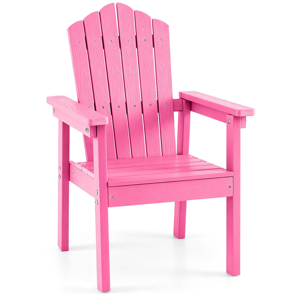 Lawn Adirondack Chairs with High Backrest and Wide Armrests