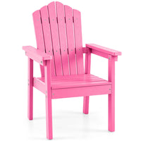 Lawn Adirondack Chairs with High Backrest and Wide Armrests