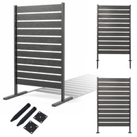 Decorative Privacy Screen 93x155cm No Dig Fence for Pool or Lawn