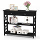 Console Table with Drawer and 2 Shelves for Living Room Entryway
