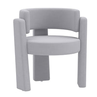 Giantex Modern Velvet Barrel Accent Chair, Comfy Upholstered Armchair