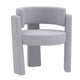 Giantex Modern Velvet Barrel Accent Chair, Comfy Upholstered Armchair