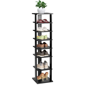 Giantex 7-Tier Vertical Shoe Rack, Shoe Storage Tower with Multiple Layers, Entryway Shoe Shelf Organizer