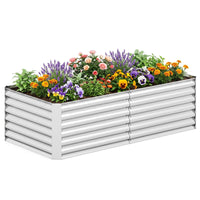 180 x 90 x 50 cm Galvanized Raised Garden Bed Kit